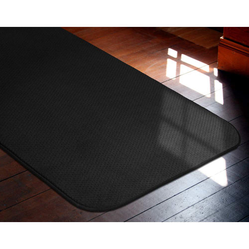 House Home & More SkidResistant Carpet Runner Black Wayfair